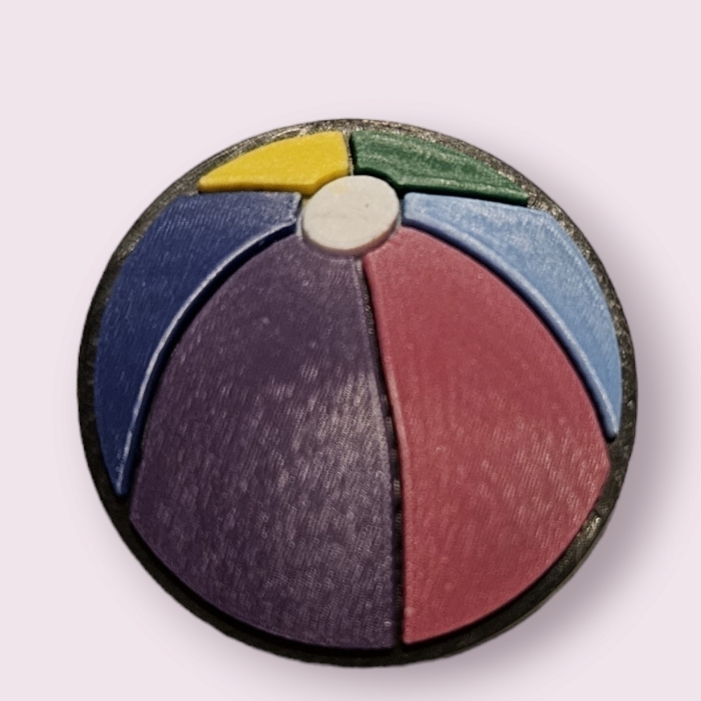 4/$8 Shoe Charm for Crocs - Beach Ball